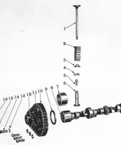 WO-637065 Nockenwelle, Motor mit Steuerkette