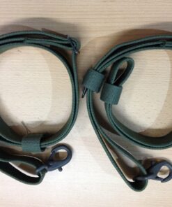 WO-A2883 Paar Seitengurt kpl. Einstieg, Gewebe grün